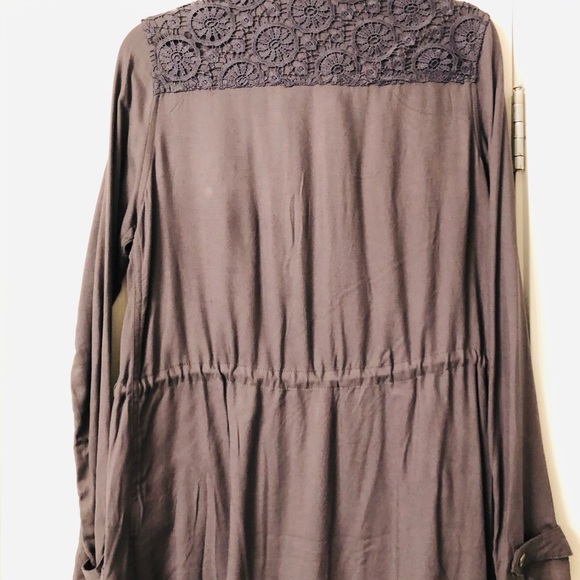 BONGO Charcoal Utility Jacket. Sz. (MED) NWOT - Picture 2 of 8